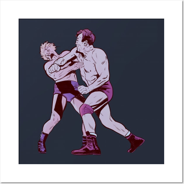 Wrassle Wall Art by Bodega Bay